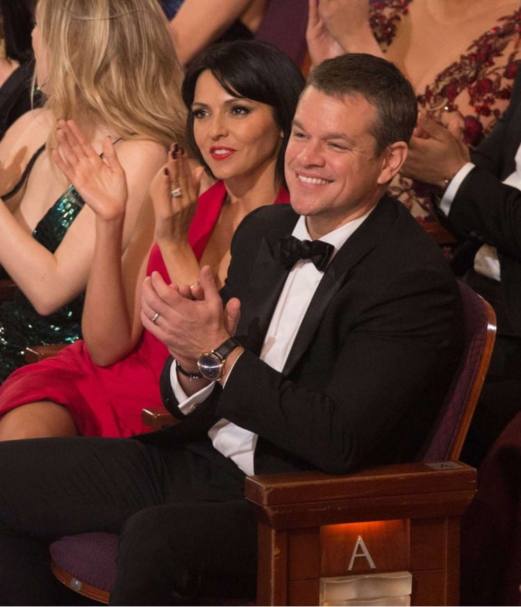 Matt Damon et Luciana Barroso – Van Cleef & Arpels – Photo by Rex/ Shutterstock