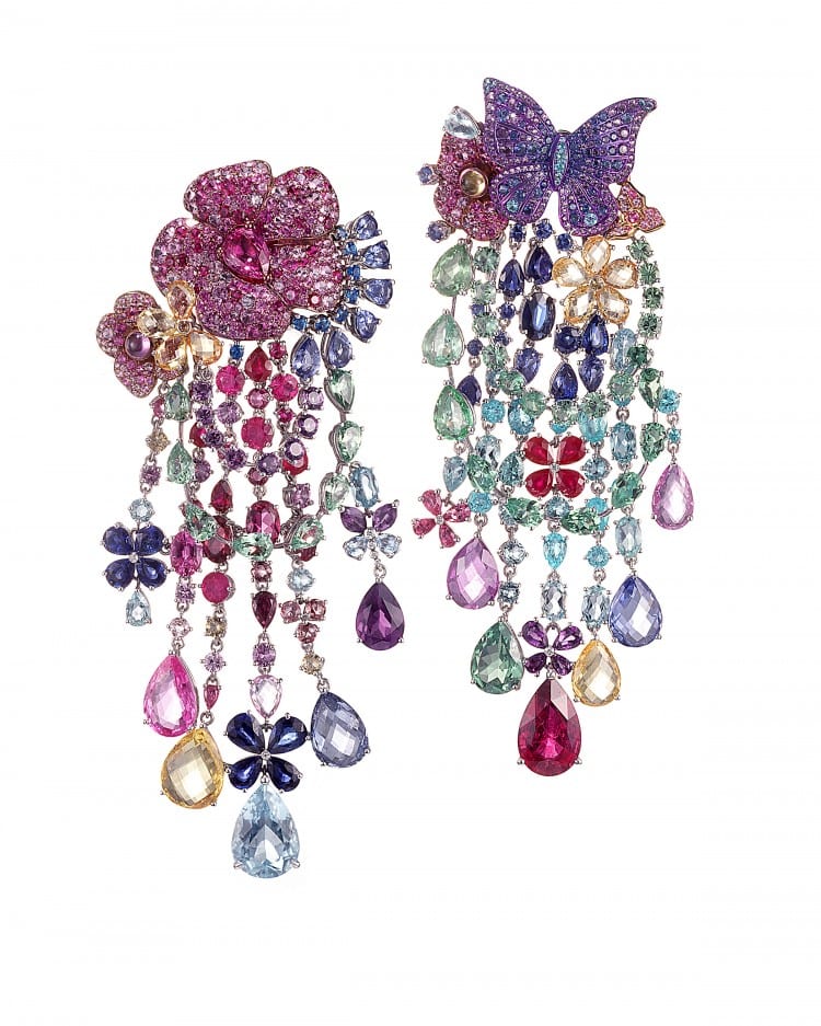 RIHANNA ♥ CHOPARD Haute Joaillerie collection earrings 1